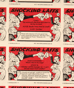 "SHOCK THEATRE" TOPPS VAULT UNCUT GUM CARD SHEET.