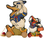 LONG-BILLED DONALD DUCK FISHER-PRICE PAIR.