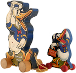 LONG-BILLED DONALD DUCK FISHER-PRICE PAIR.