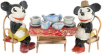 "MICKEY & MINNIE MOUSE" TEA TIME BOXED BISQUE SET.