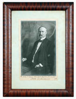 CHARLES FAIRBANKS AUTOGRAPH WHILE VICE PRESIDENT FRAMED.