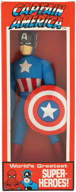 MEGO CAPTAIN AMERICA IN MARVEL ONLY BOX.