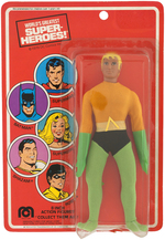MEGO AQUAMAN ON RED CARD.