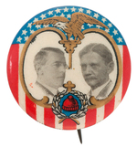 RARE WILSON/MARSHALL LIBERTY CAP JUGATE BUTTON BY AMERICAN ART WORKS.