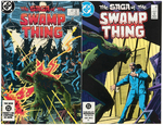 SWAMP THING ALAN MOORE LARGE LOT OF 49 ISSUES.