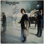 WARREN ZEVON SIGNED "THE ENVOY" LP ALBUM COVER.
