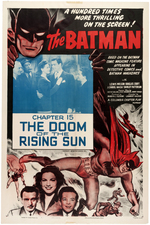 "THE BATMAN" MOVIE SERIAL RE-RELEASE POSTER.