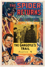 "THE SPIDER RETURNS" MOVIE SERIAL POSTER.