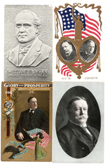 GROUP OF 15 POST CARDS RELATED TO TAFT AND BRYAN.