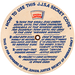 "JUNIOR JUSTICE SOCIETY OF AMERICA" DECODER & PATCH.