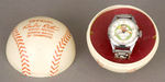 "OFFICIAL BABE RUTH WRIST WATCH SPORT WATCH OF CHAMPIONS" WITH ORIGINAL CASE AND BOX.