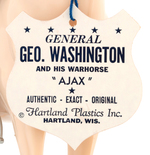 HARTLAND GENERAL GEORGE WASHINGTON OLD STORE STOCK IN BOX WITH TAG.