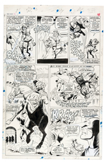 "X-MEN" #30 JACK SPARLING COMIC BOOK PAGE ORIGINAL ART.
