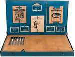 GILBERT "CHEMISTRY OUTFIT FOR BOYS" BOXED 1935 SET.