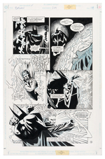 "BATMAN" #539 KELLEY JONES COMIC BOOK PAGE ORIGINAL ART.