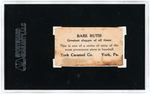 1927 YORK CARAMELS BABE RUTH #6 TYPE 1 SGC 10 POOR 1.