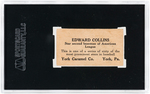 LOT OF TWO WALTER JOHNSON & EDWARD COLLINS 1927 YORK CARAMELS (E210) SGC GRADED.