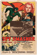 "SPY SMASHER" MOVIE SERIAL POSTER.