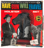 "HAVE GUN - WILL TRAVEL" BOXED HOLSTER SET.