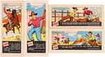 "ADVENTURES AT THE GIANT BAR RANCH" ZIEGLER CANDY CO. CARD SET.