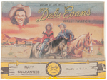 "DALE EVANS - QUEEN OF THE WEST WRIST WATCH" WITH BOX.