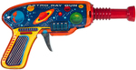 "ASTRO RAY GUN" BOXED FRICTION SPARKING SPACE PISTOL.