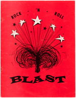 "ROCK-'N-ROLL BLAST" HISTORIC 1967 "THE SPIDERS" "THE NAZZ" ALICE COOPER SIGNED PROGRAM.