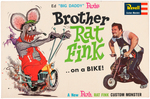 ED "BIG DADDY" ROTH'S "BROTHER RAT FINK" BOXED MODEL KIT.