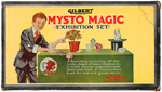 "GILBERT MYSTO MAGIC EXHIBITION SET" BOXED 1930 SET.