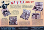 "GILBERT MYSTO MAGIC EXHIBITION SET" BOXED 1953 SET.