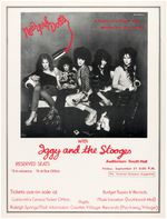 NEW YORK DOLLS - IGGY & THE STOOGES CONCERT POSTER.