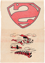 "SUPERMAN" IRON-ON TRANSFERS LOT.