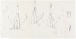 GI JOE CONQUEST X-26A EARLY DESIGN ART LOT BY GUY CASSADAY.