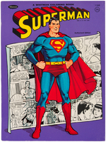 "SUPERMAN" COLORING BOOK ORIGINAL ART LOT.