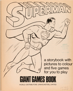"SUPERMAN" PUNCH-OUT BOOK PAIR.