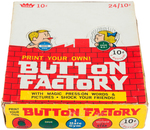 "BUTTON FACTORY" & "SILLY SIGNS" FULL DISPLAY BOXES.