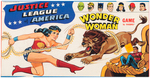 "JUSTICE LEAGUE OF AMERICA - WONDER WOMAN GAME."