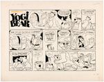 "YOGI BEAR" 1962 SUNDAY PAGE ORIGINAL ART.