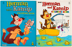 "HERMAN AND KATNIP COLORING BOOK" COVER ORIGINAL ART.