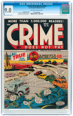 "CRIME DOES NOT PAY" #50 MARCH 1947 CGC 9.0 VF/NM.