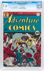 "ADVENTURE COMICS" #97 APRIL-MAY 1945 CGC 7.0 FINE/VF.