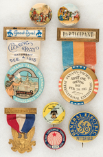 WORLD'S FAIRS GROUP OF EIGHT INCLUDING RARITIES SPANNING EARLY 1900s-1940.