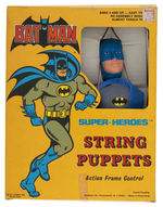 BATMAN "SUPER-HEROES STRING PUPPETS" BOXED PUPPET.