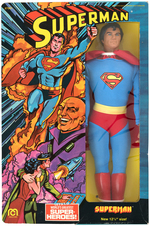 MEGO 12.5" SUPERMAN FIGURE IN BOX.