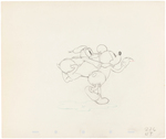 MICKEY MOUSE & DONALD DUCK "MICKEY'S TRAILER"  PRODUCTION DRAWING ORIGINAL ART.
