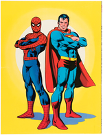 "SUPERMAN VS THE AMAZING SPIDER-MAN" COMIC BOOK SIGNED BY SIEGEL, SHUSTER, SCHWARTZ & STAN LEE.