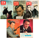 "THE MAN FROM U.N.C.L.E." REGIONAL & NATIONAL TV GUIDE LOT.