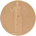 TRUMAN 1949 OFFICIAL INAUGURATION MEDAL EXAMPLE.