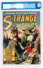 "STRANGE WORLDS" #3 JUNE 1951 CGC 8.0 VF.