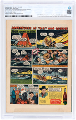 "ADVENTURE COMICS" #107 AUGUST 1946 CBCS 9.2 NM- OHIO PEDIGREE.